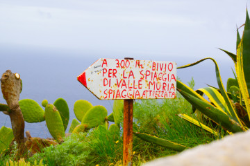 Schöne Aussichten auf Lipari