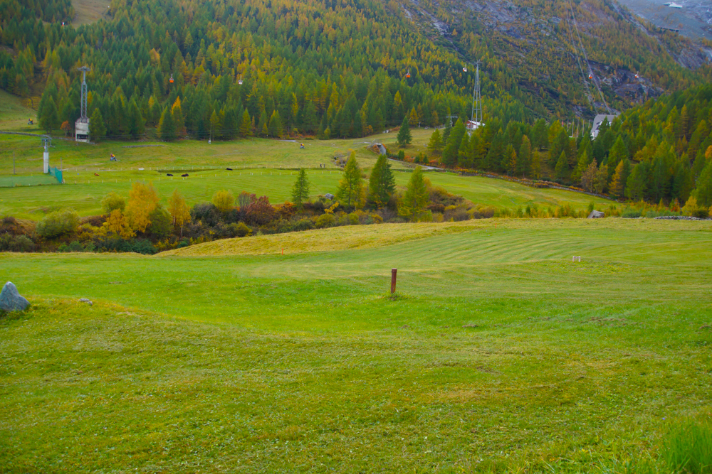 Von Saas-Fee nach Spielboden - Im Grünen Wandern