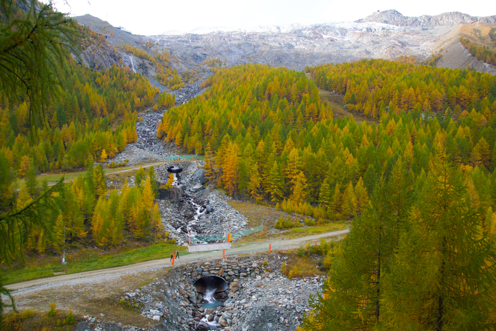 Von Saas-Fee nach Spielboden - Schön im Herbst