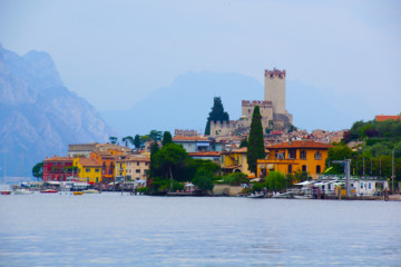 Malcesine und die bekannte Skaliger Burg