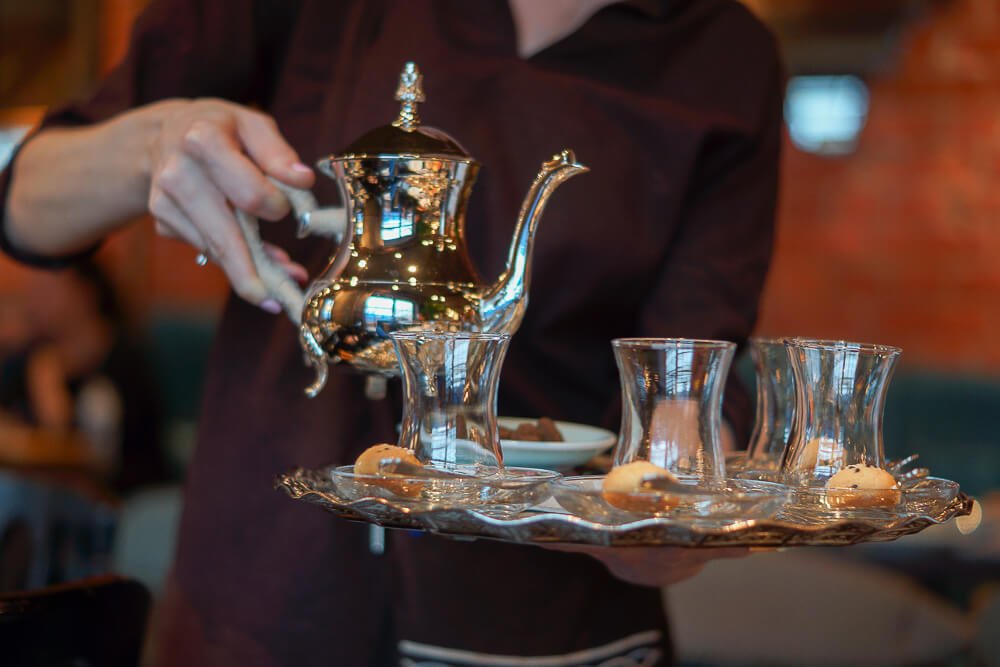 Nofar Restaurant Moskau - es gibt orientalischen Tee