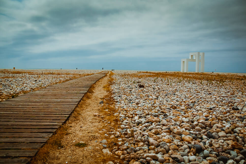 Strandabgang in Le Havre