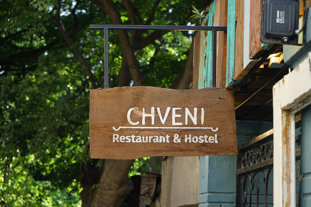 Chveni Restaurant Tiflis - und Hostel