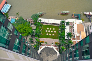 The Peninsula Bangkok - Aussicht von oben