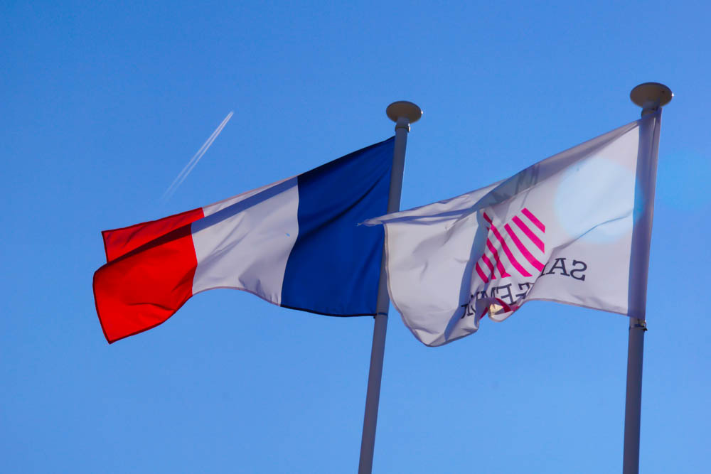 Chateau Villemaurine - St. Emilion - Französische Flagge