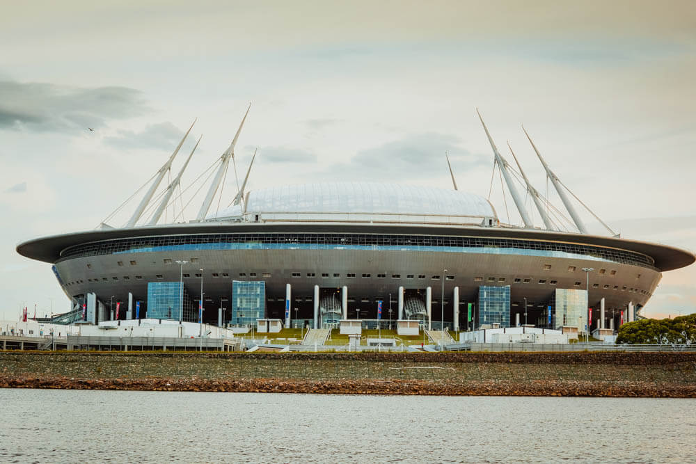 Chayka Restaurant, St. Petersburg - Das Fußballstadion für die WM 2018