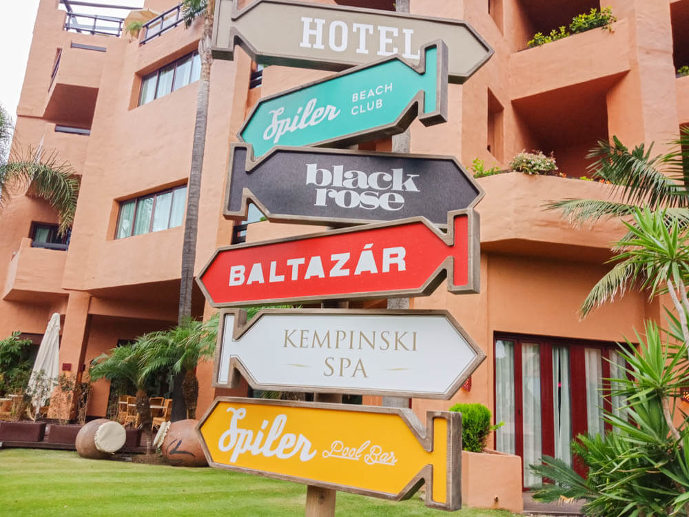 Kempinski Hotel Bahia - Hier gehts lang