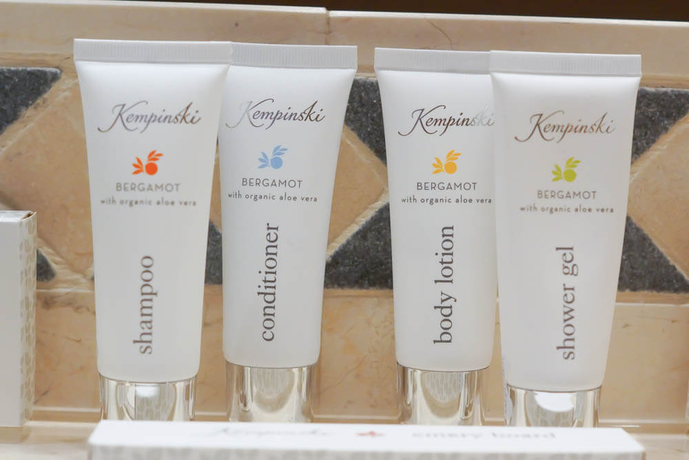 Kempinski Hotel Bahia - beste Hygieneartikel