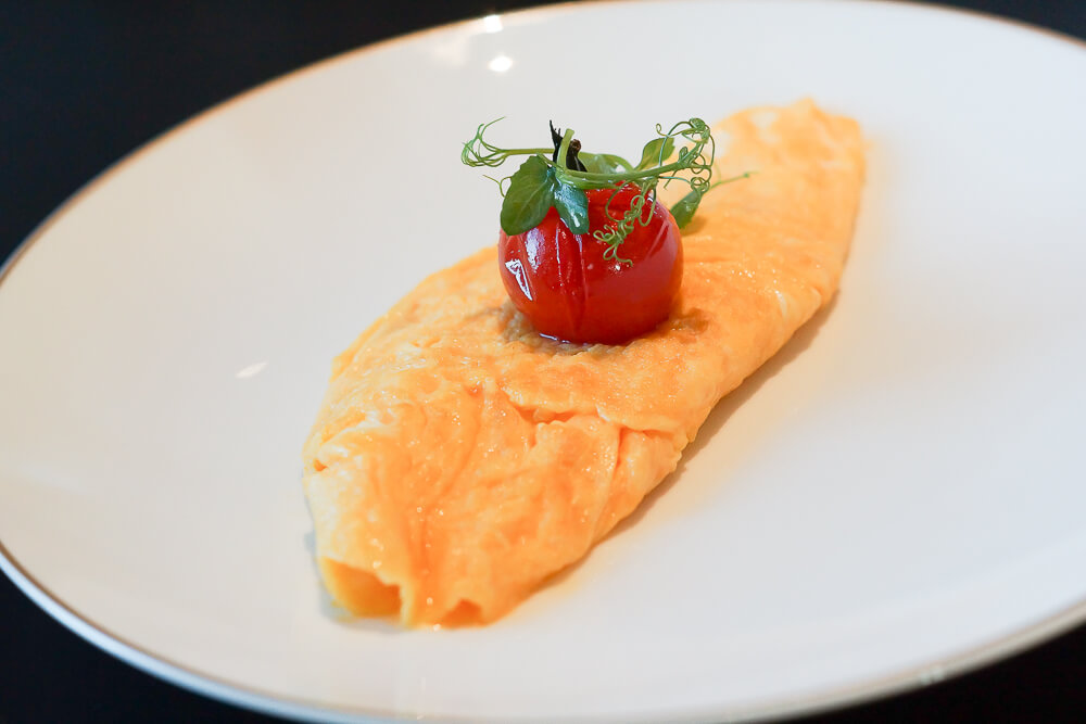 Bürgenstock Hotel -perfektes Omelette zum Frühstück