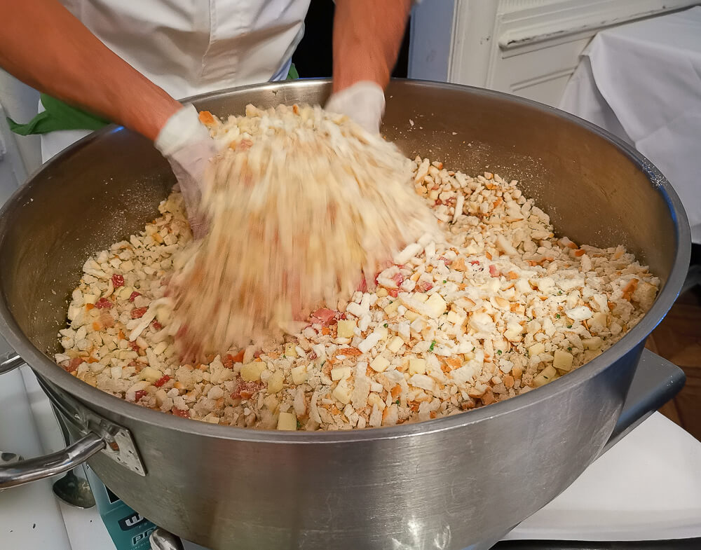 Pressknödel mit Stilfser Käse und Speck - Die Masse 2