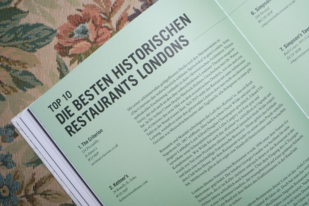 Made in London, Leah Hyslo - Londons historische Restaurants