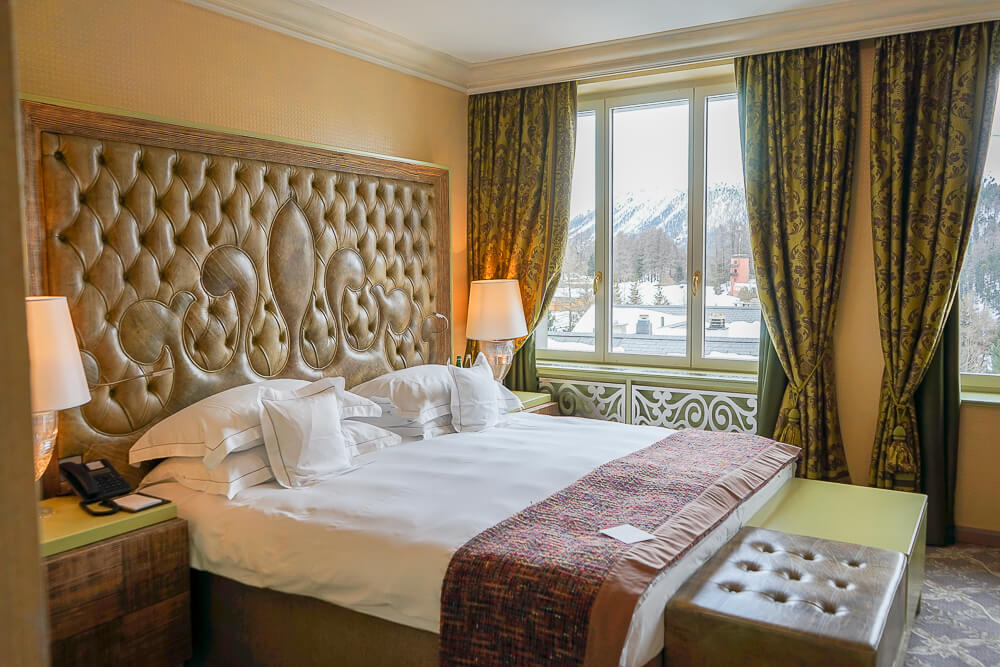 Carlton Hotel St.Moritz - Kingsizebett