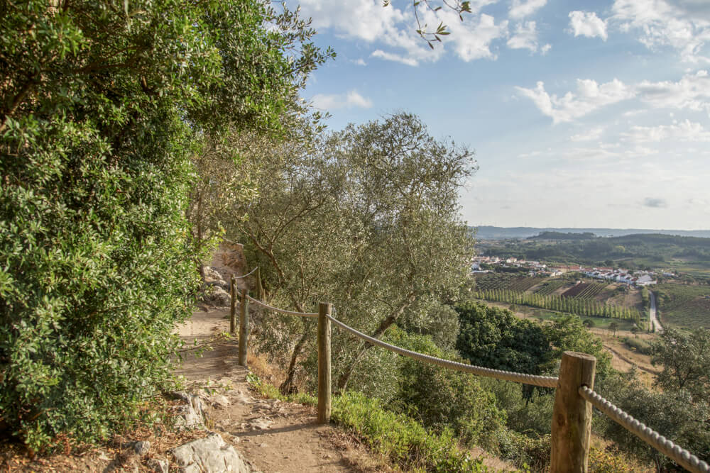 Óbidos, Portugal - Stadtmauer Rundgang