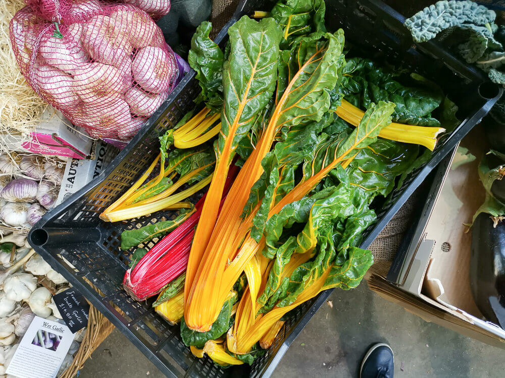 Borough Market, London - Farbenfrohes Gemüse