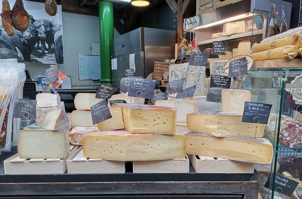 Borough Market, London - Käse aus aller Welt