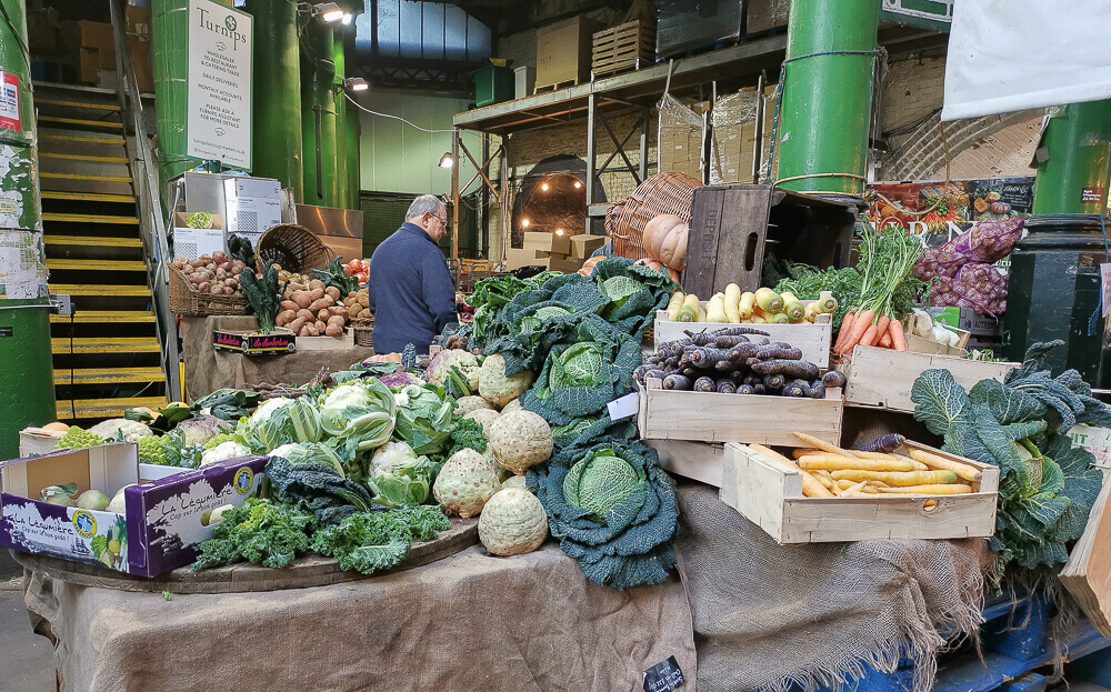 Borough Market, London - lokales Gemüse