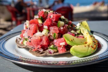 Thunfisch-Ceviche-Tostadas